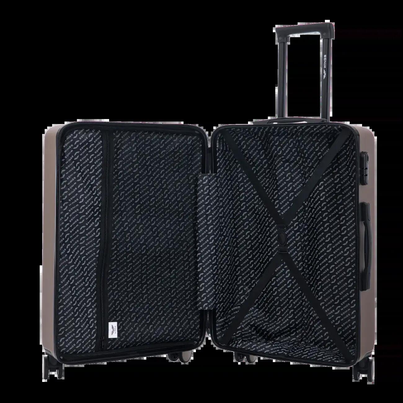 Valise GRANDE Wings ABS+ COOT 28" Champagne 2/10
