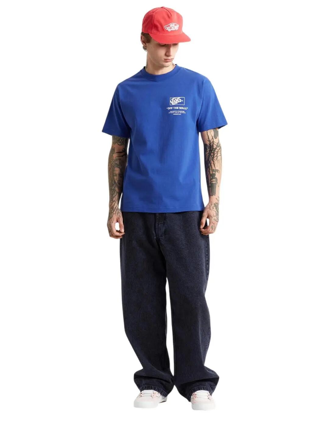 Camiseta para Hombre Vans Stropile Azul 4/6