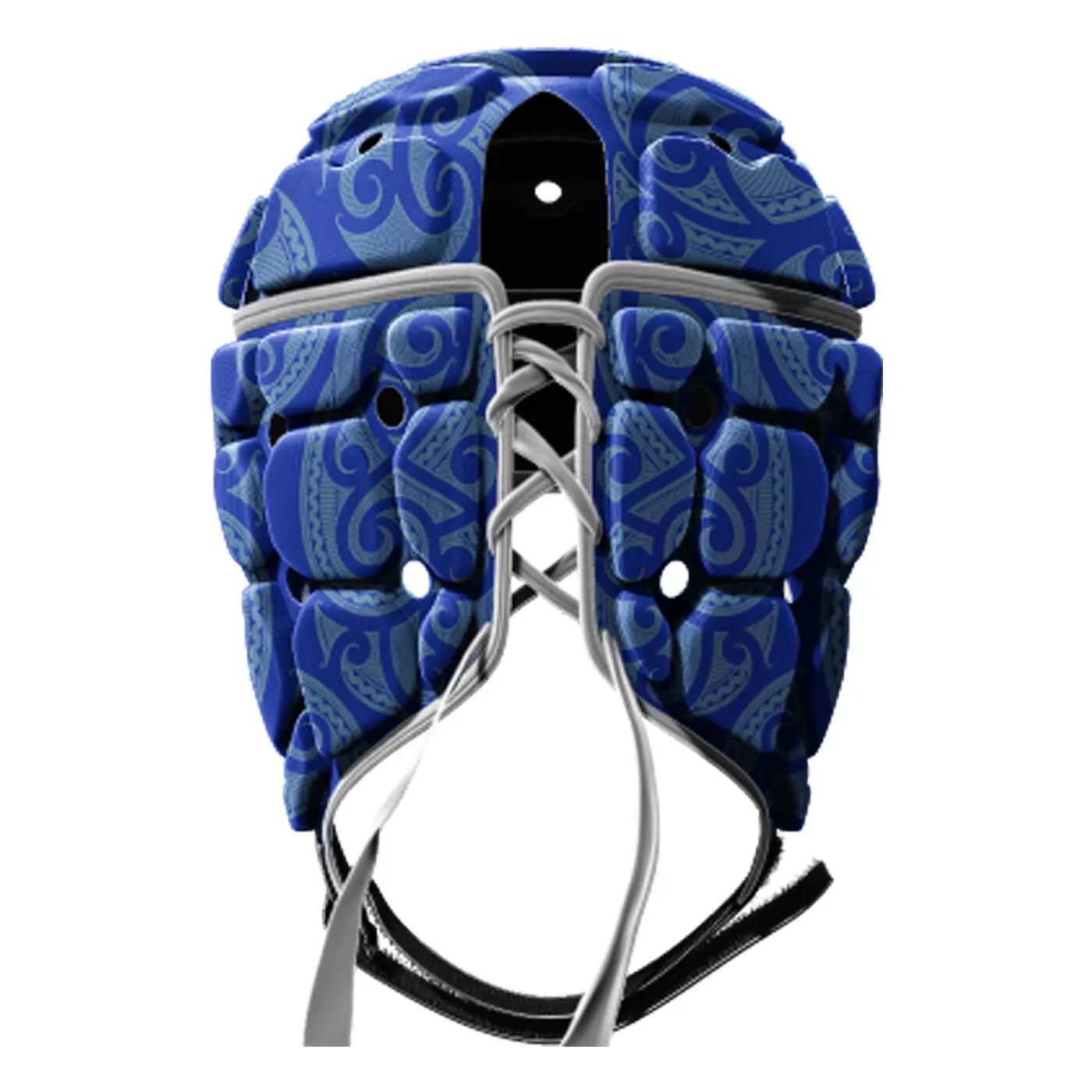 Casco da rugby Impact V2 Tribal Blu reale e azzurro 2/3