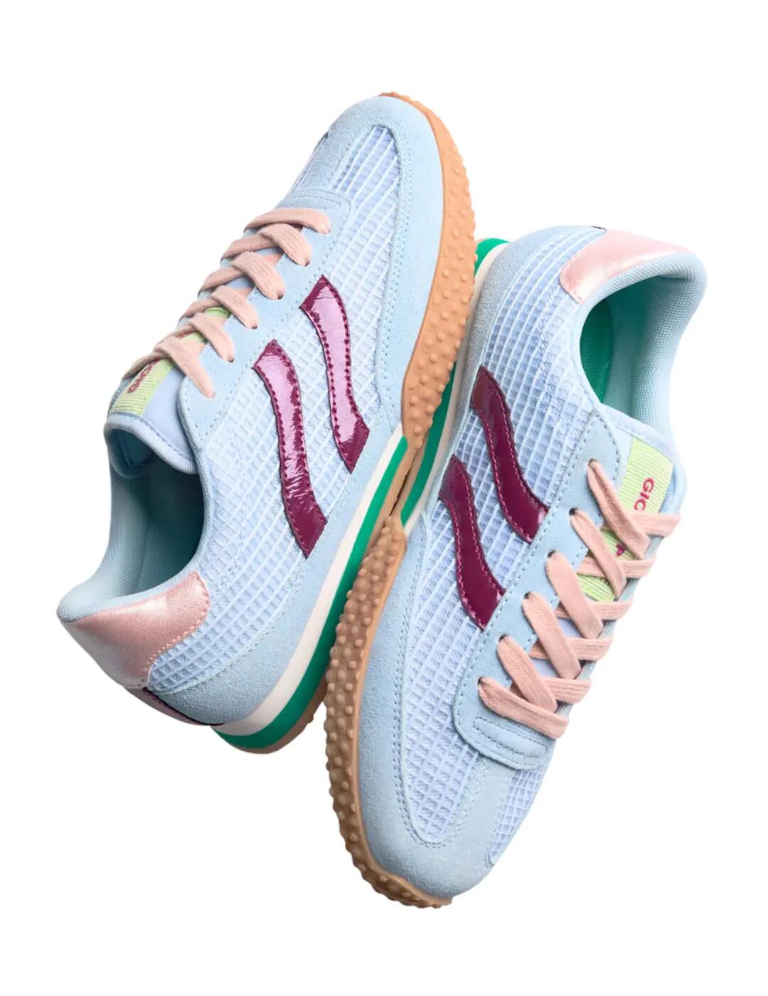 Scarpe da donna Gioseppo Chake blu. 3/4