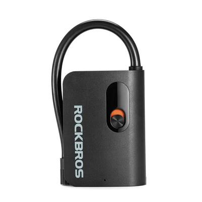 Mini-elektrische pomp met batterij en ventielen presta en schrader rockbros