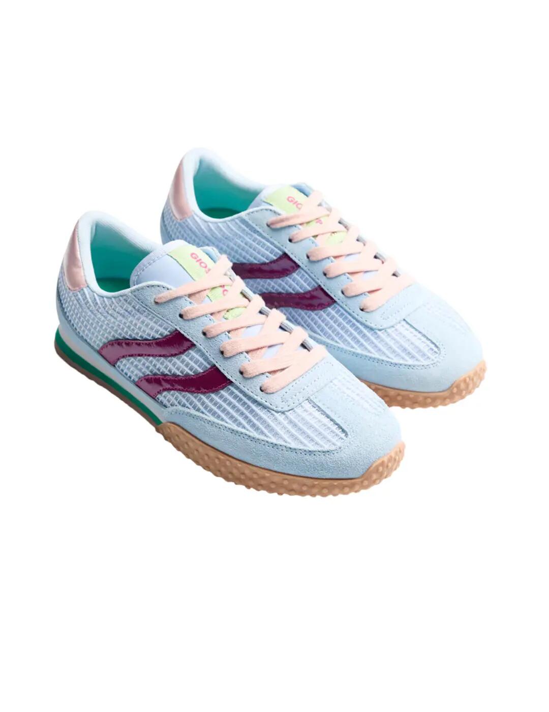 Scarpe da donna Gioseppo Chake blu. 2/4