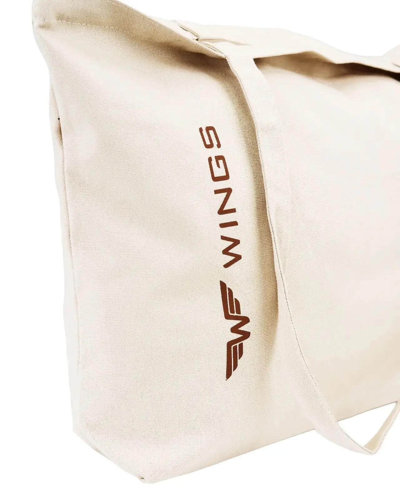 Sac shopper en toile WINGS BEIGE 2/5