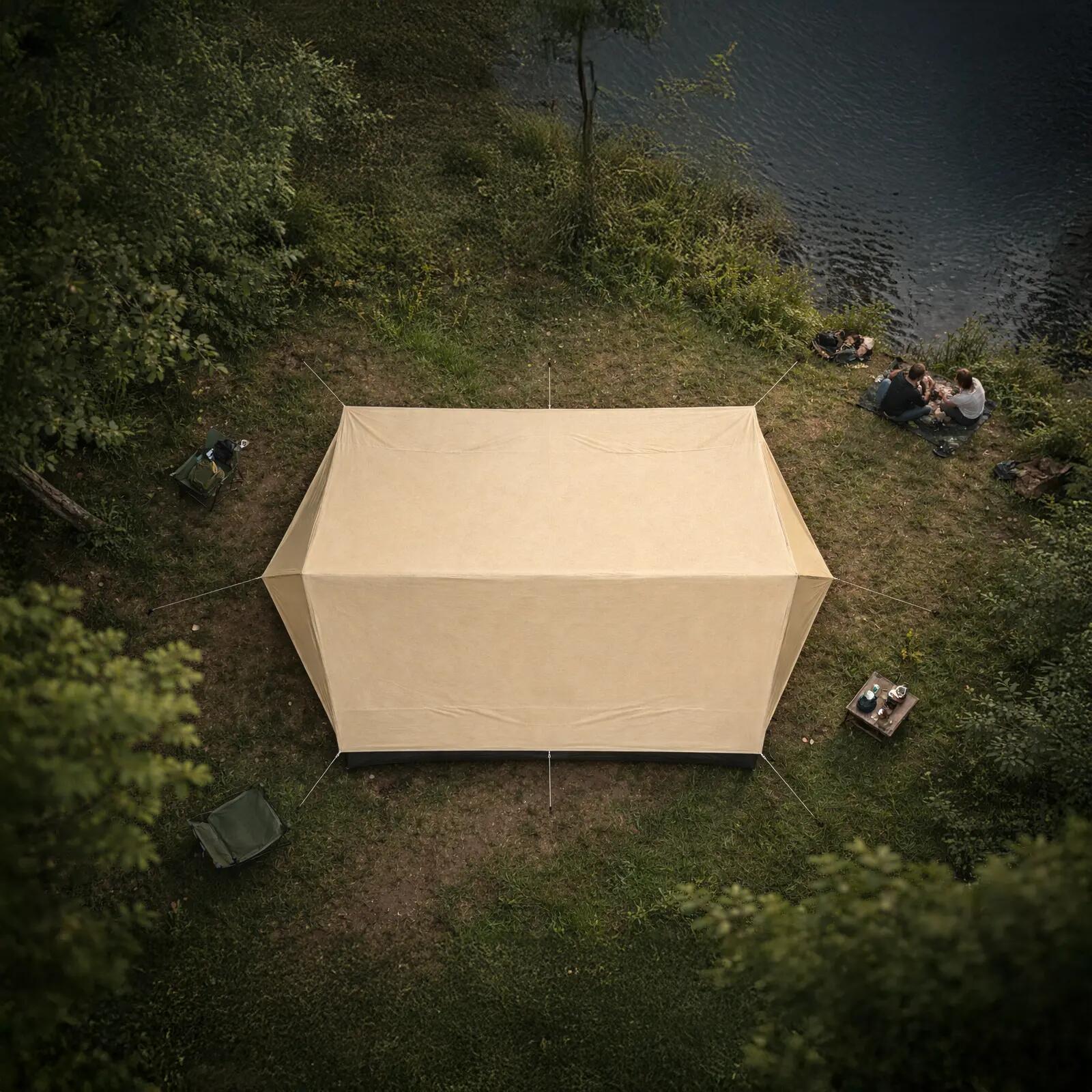 Tenda familiare Pinehouse III Tenda da campeggio per 5 persone in cotone 5/7