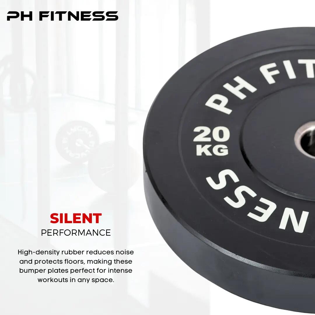 Bumper plate olimpici 50 mm in coppia | PH Fitness 7/9
