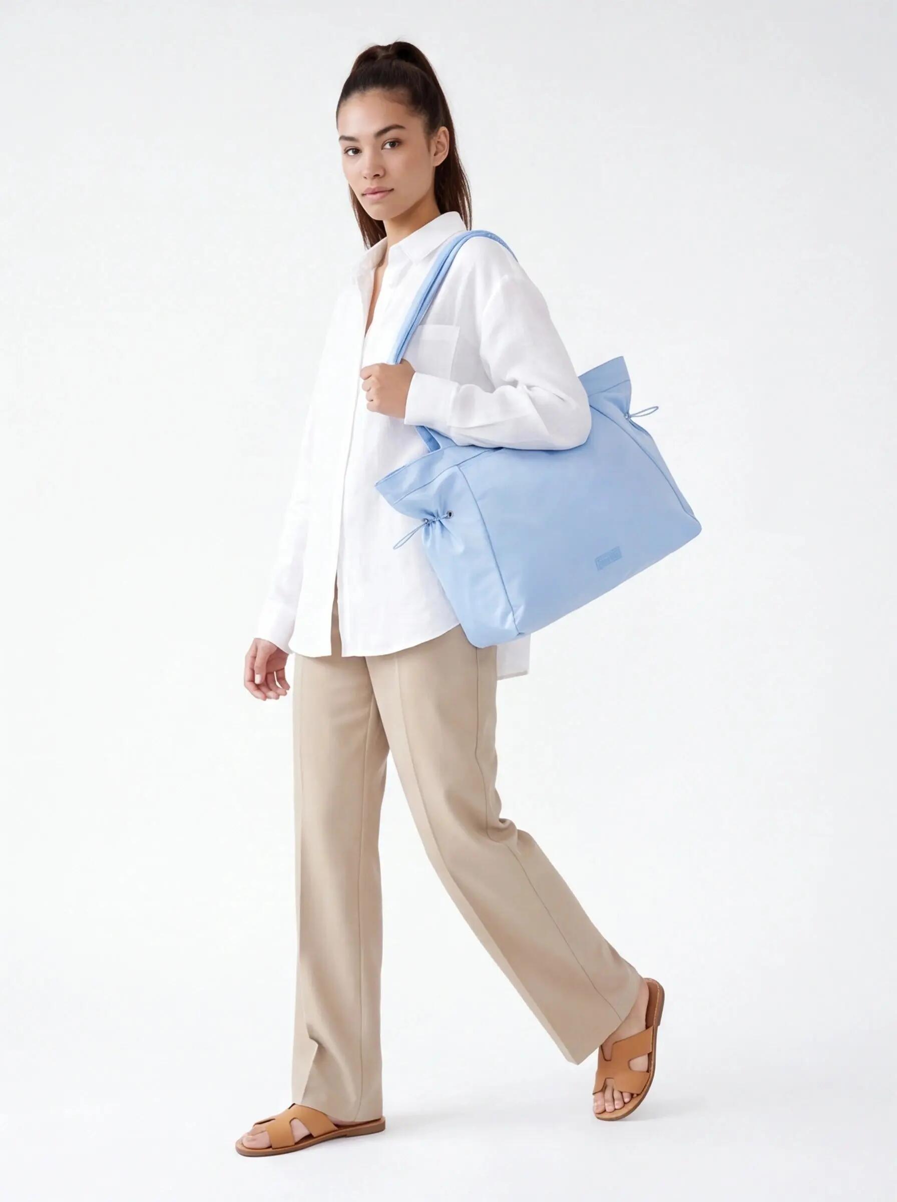 Sac shopper WINGS SOLENNE 14L spacieux BLEU 2/9