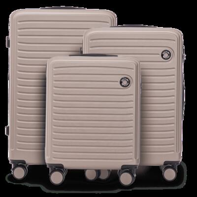 Set van 3 wings abs+ coot champagne-koffers
