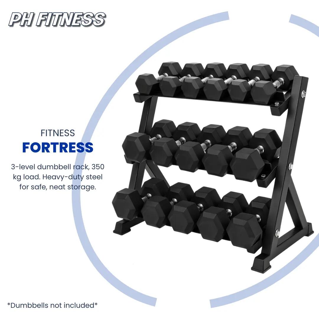PH Fitness Rack manubri a 3 livelli – 400 kg 3/7