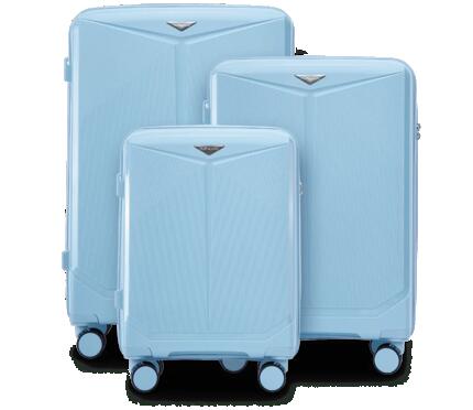 Valise cabine Wings COCKATIEL polypropylène 20" BLEU CLAIR