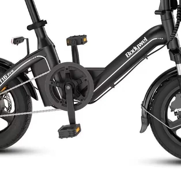 Bicicleta Elétrica Dobrável T16 Pro 14" 36V 7.8Ah 50km APP Mini E-Bike 4/6