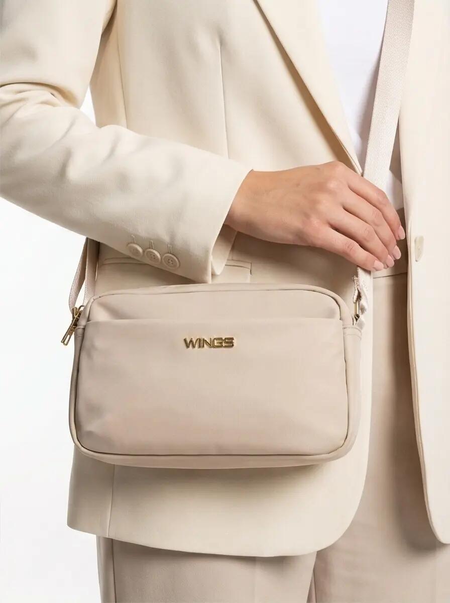 WINGS ROSELLA kleine sporttas voor dames, schoudertas BEIGE 3/7