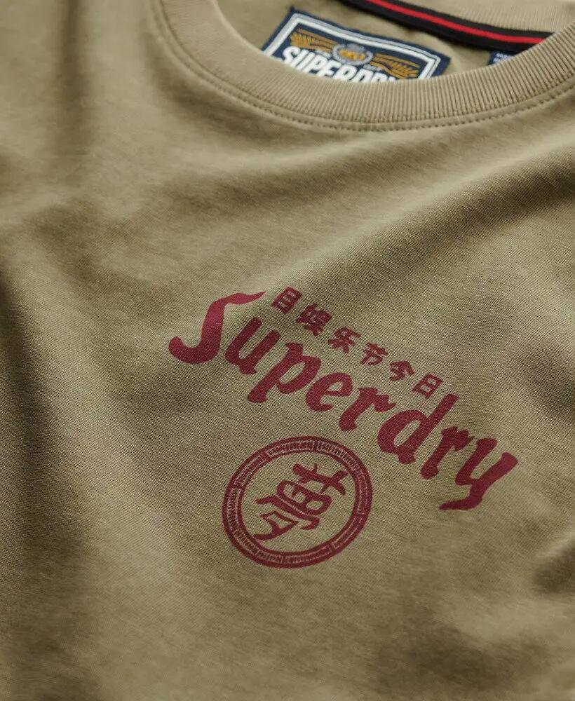 superdry T-shirt Tokyo Narrative Loose in cotone biologico – vestibilità loose 6/6