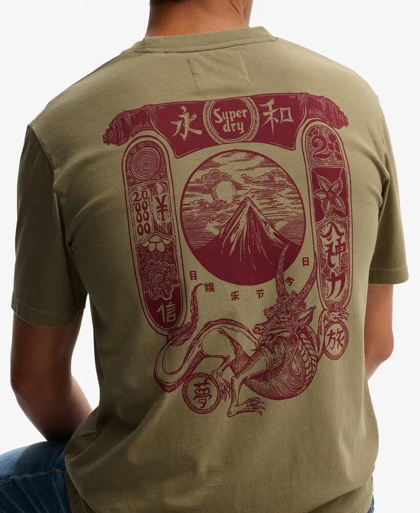 superdry T-shirt Tokyo Narrative Loose in cotone biologico – vestibilità loose 3/6