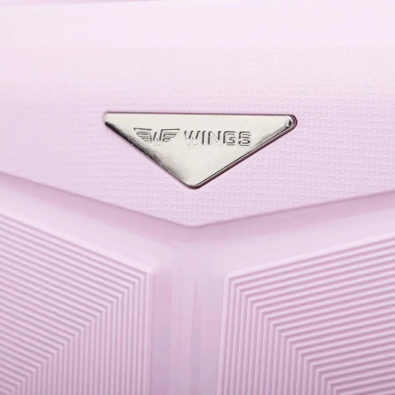 Valise cabine Wings COCKATIEL polypropylène 20" BLANC ROSE 9/10