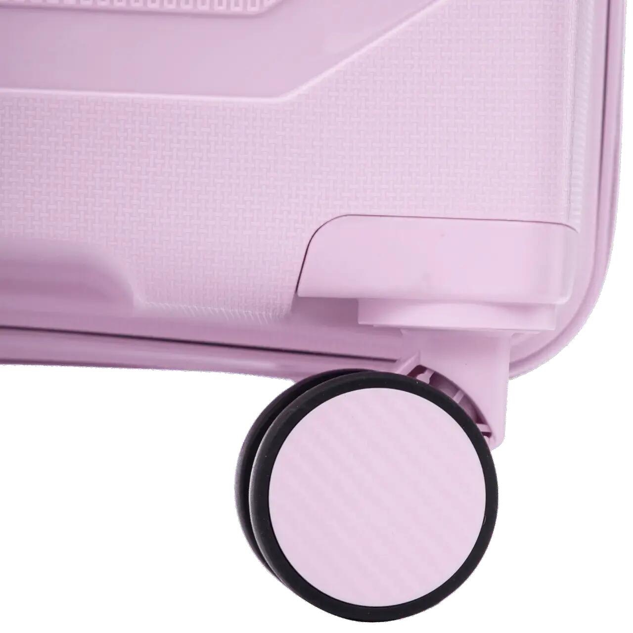 Valise cabine Wings COCKATIEL polypropylène 20" BLANC ROSE 8/10