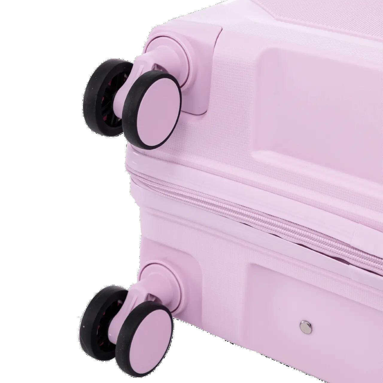 Valise cabine Wings COCKATIEL polypropylène 20" BLANC ROSE 7/10
