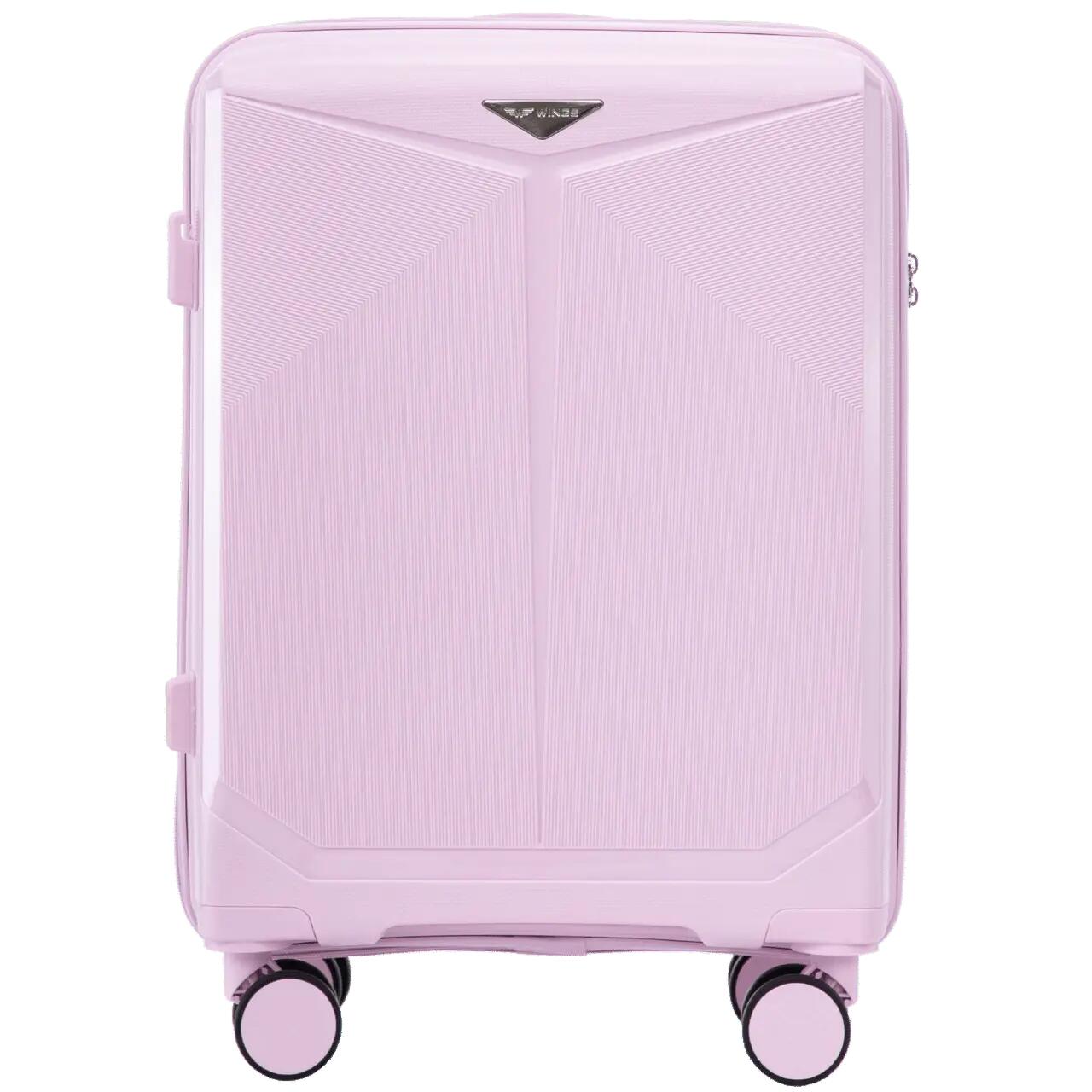Valise cabine Wings COCKATIEL polypropylène 20" BLANC ROSE 6/10