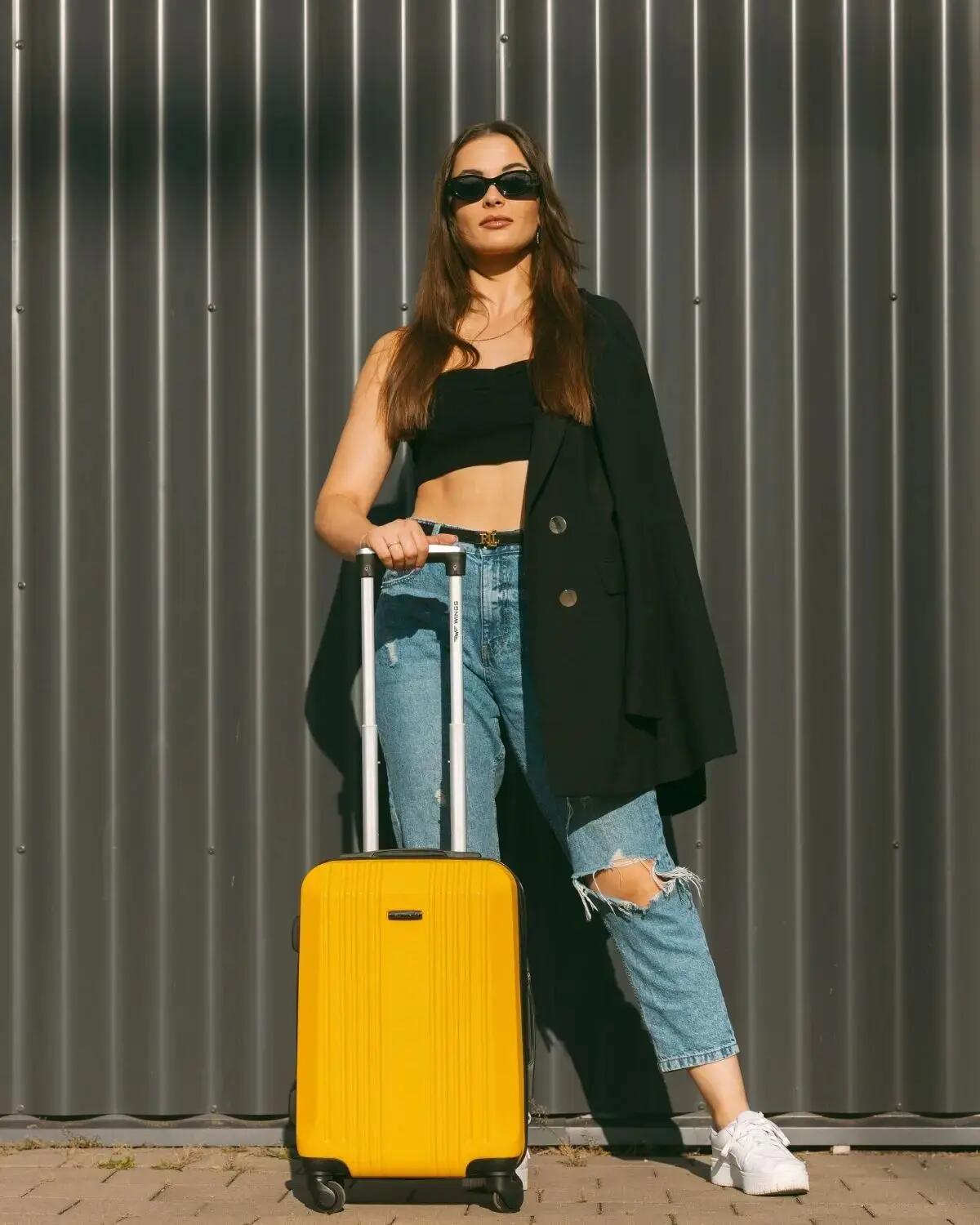 Valise cabine Wings 20" KESTREL Jaune 2/10