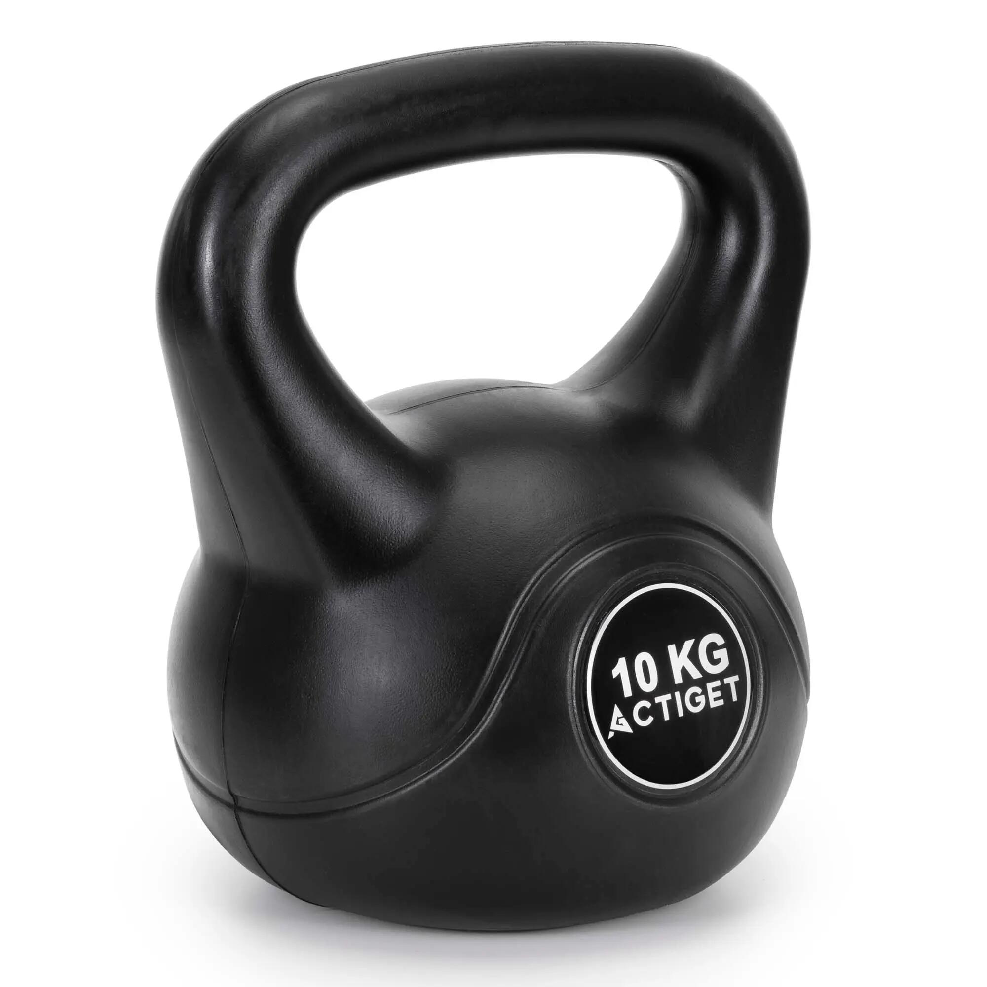 Kettlebell do ćwiczeń  Actiget 10 kg hantla ACTIGET odważnik treningowy ABS kula 4/6
