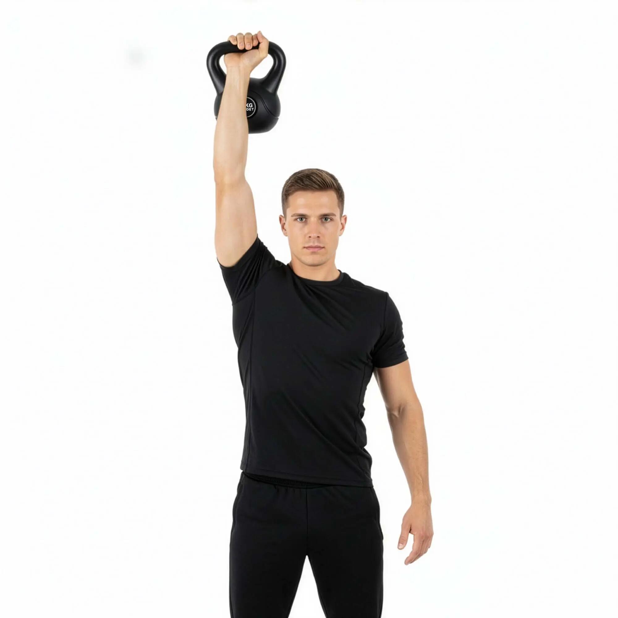 Kettlebell do ćwiczeń  Actiget 10 kg hantla ACTIGET odważnik treningowy ABS kula 3/6