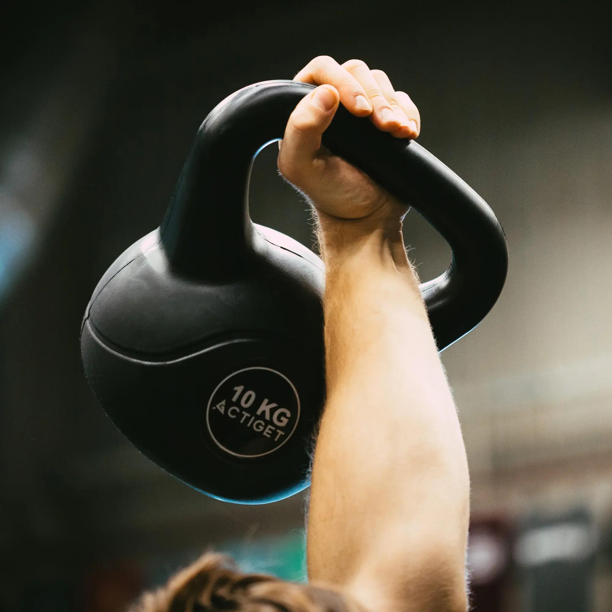 Kettlebell do ćwiczeń  Actiget 10 kg hantla ACTIGET odważnik treningowy ABS kula 2/6