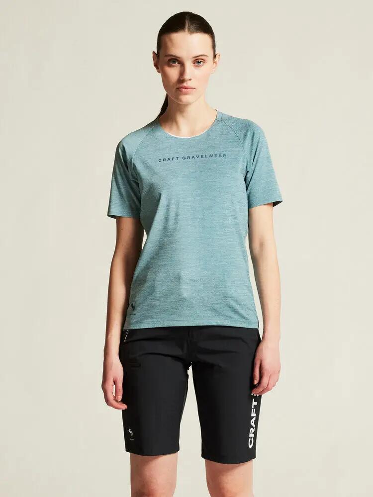 craft ADV Gravel Ss Tee W – Camiseta gravel en poliéster reciclado 6/7