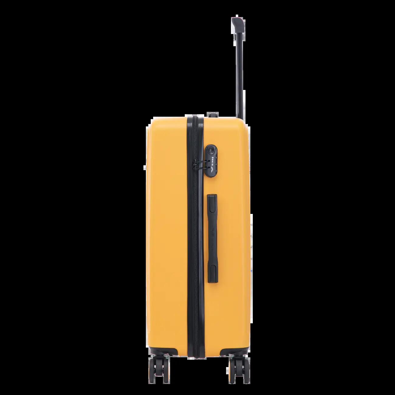 Middelgrote koffer  Wings ABS+ COOT 24" Geel 10/10