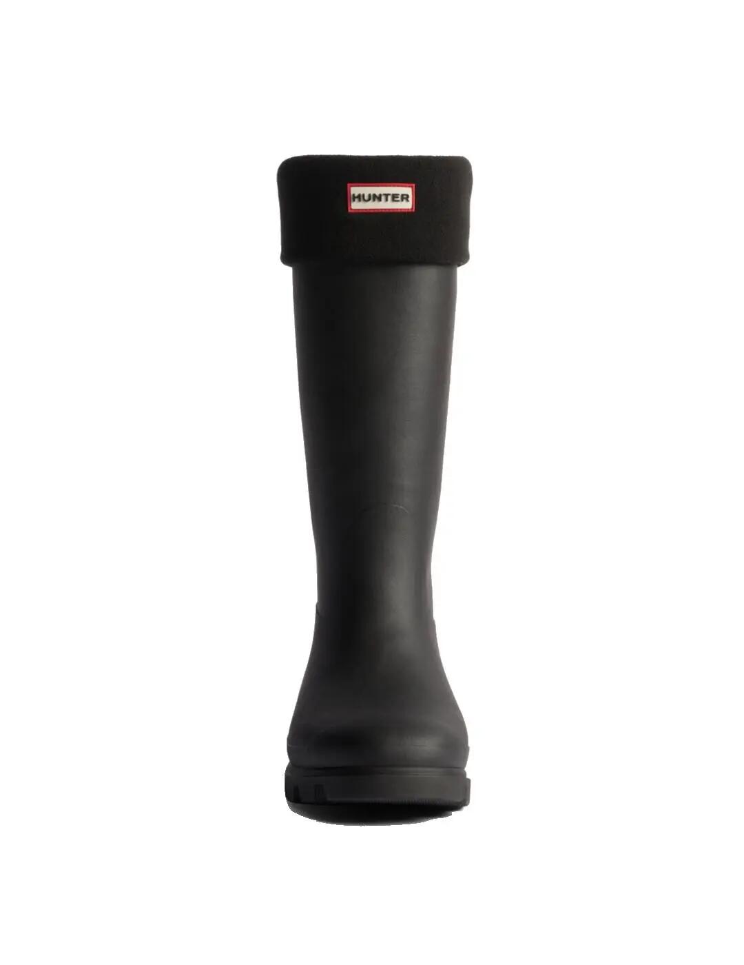 Calcetines para  Hunter Downpour fleece tall  Negro 2/4