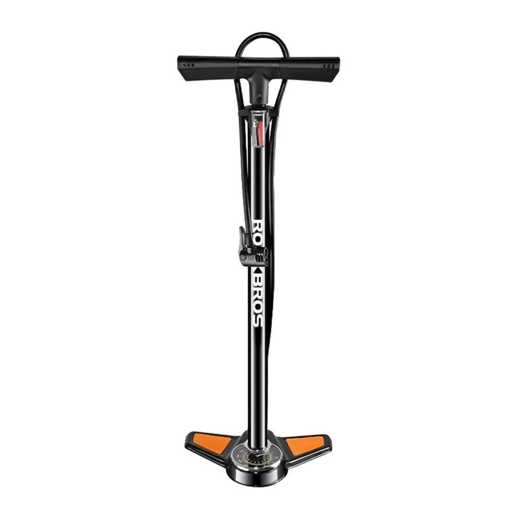 Floor pump with gauge for Presta and Schrader valves ROCKBROS