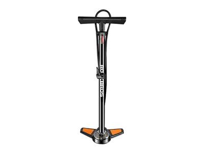 Voetpomp met manometer voor presta- en schrader-ventielen rockbros
