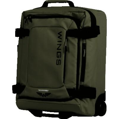 Wings middelgrote zachte koffer 24" rook geel