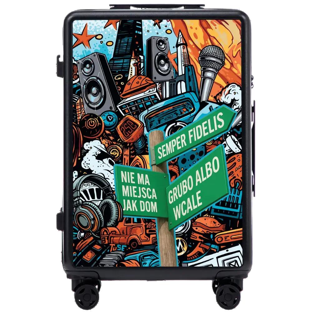 Valise moyenne Wings ABS+ 24" Customized Tuse Pih NOIR 2/10