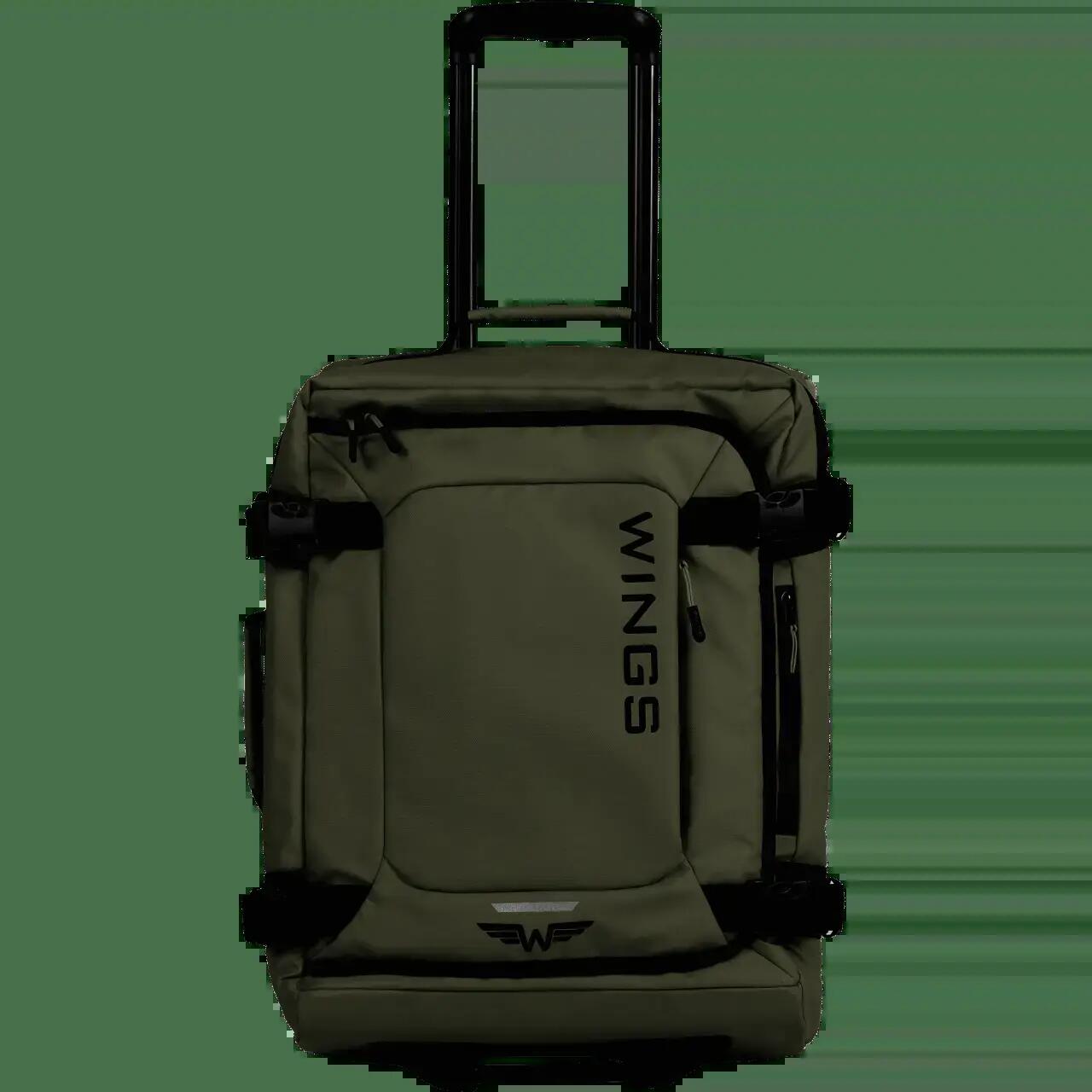 WINGS Valise souple Petite cabine 20" ROOK vert foncé 3/10