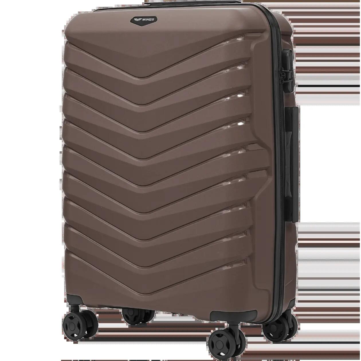 Ensemble de 3 valises Wings PHOENIX 2.0 polypropylène MARRON 2/10