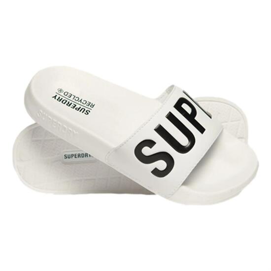 superdry Code Core Pool Sliders - Tongs sportives à bride coussinée –