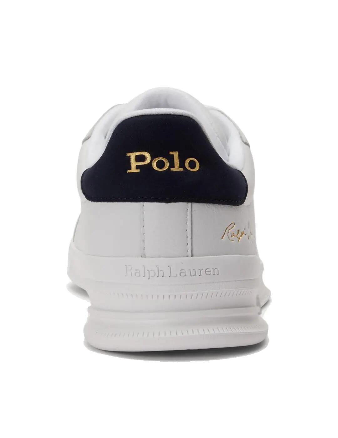 Sneakers da uomo Polo sport Heritage court ii Bianche. 3/4