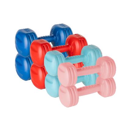 Hantelki bitumiczne zestaw hantli 20kg 2x1kg 2x2kg 2x3kg 2x4kg REBEL