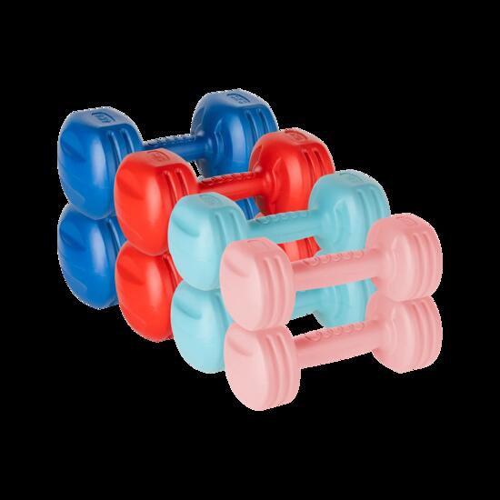 Hantelki bitumiczne zestaw hantli 20kg 2x1kg 2x2kg 2x3kg 2x4kg REBEL