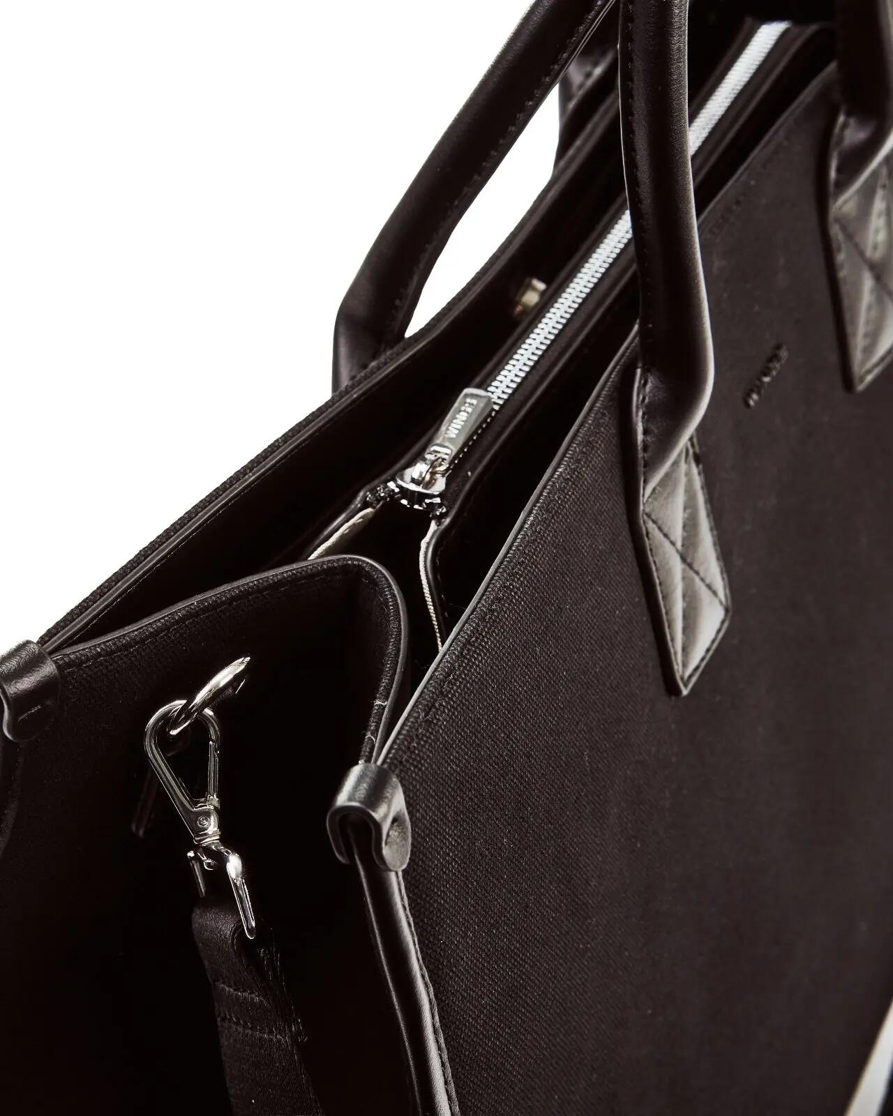 Stadstas shopper WINGS WILLOW zwart 8/9