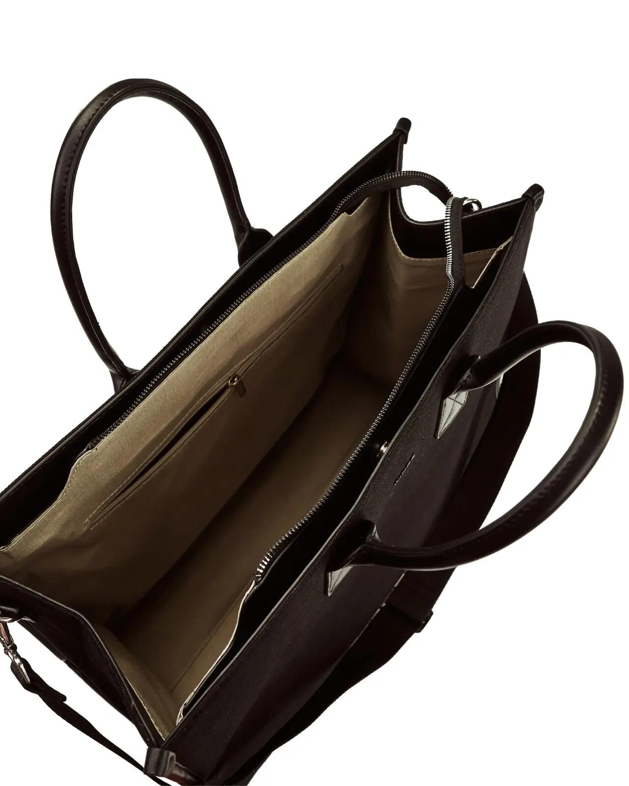 Stadstas shopper WINGS WILLOW zwart 6/9