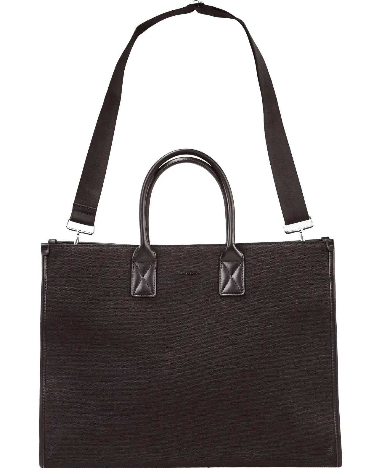 Stadstas shopper WINGS WILLOW zwart 4/9