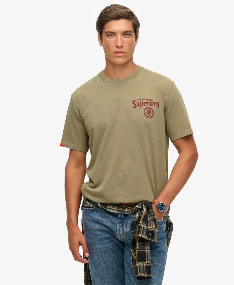 superdry T-shirt Tokyo Narrative Loose in cotone biologico – vestibilità loose 2/6