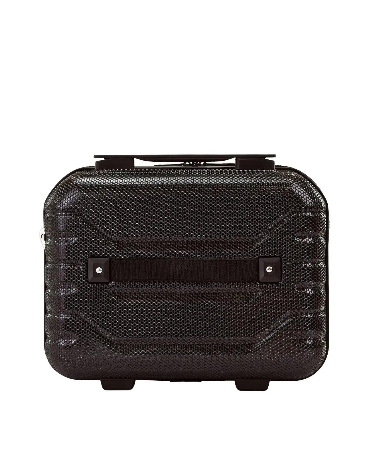 WINGS CRAKE reiskoffer met toilettas 14" ZWART 5/10