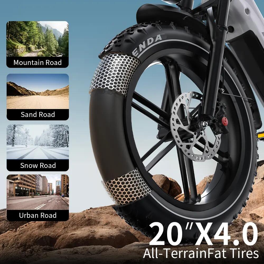 Elektrisches Fahrrad ONESPORT OT08 Pro｜48V 18AH*2 Doppelakku｜20*4.0 Reifen 6/7