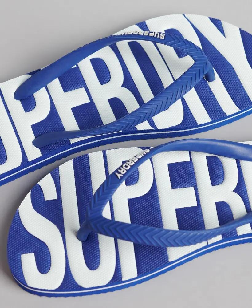 superdry Vintage Flip Flops em borracha - REGAL BLUE 5/5