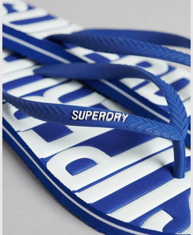 superdry Vintage Flip Flops em borracha - REGAL BLUE 4/5