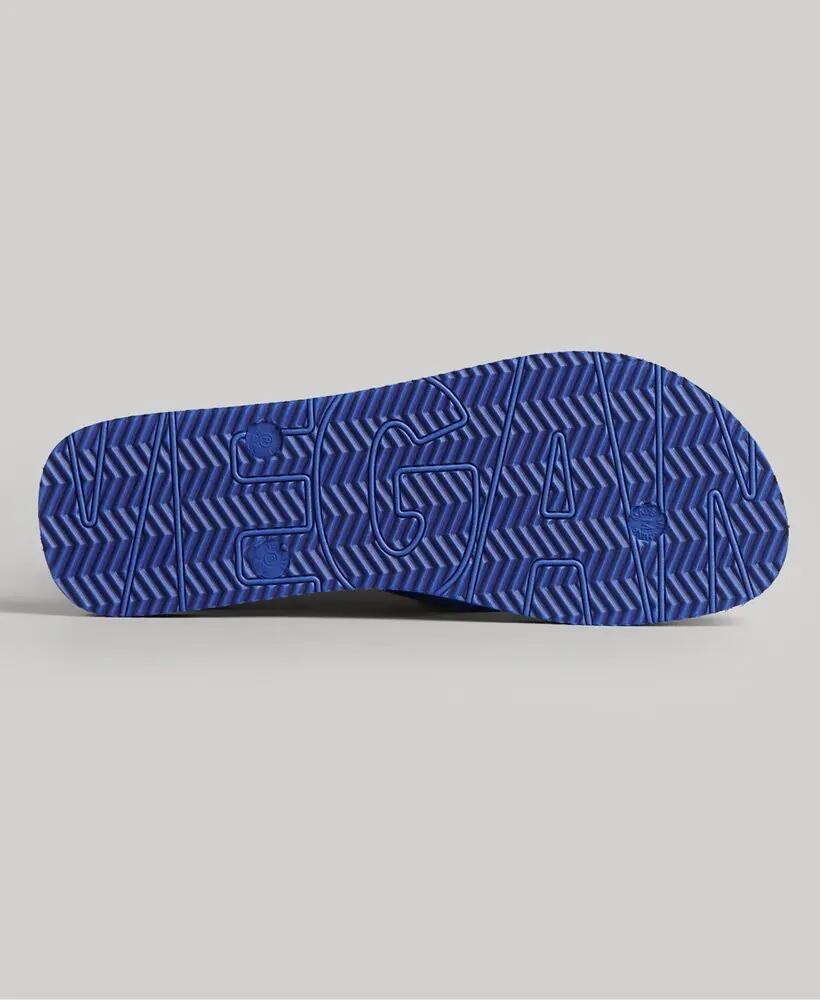 superdry Vintage Flip Flops em borracha - REGAL BLUE 3/5