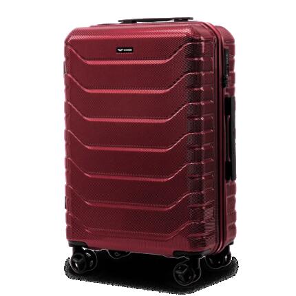 Walizka kabinowa mini Wings CRAKE 16" WINE RED