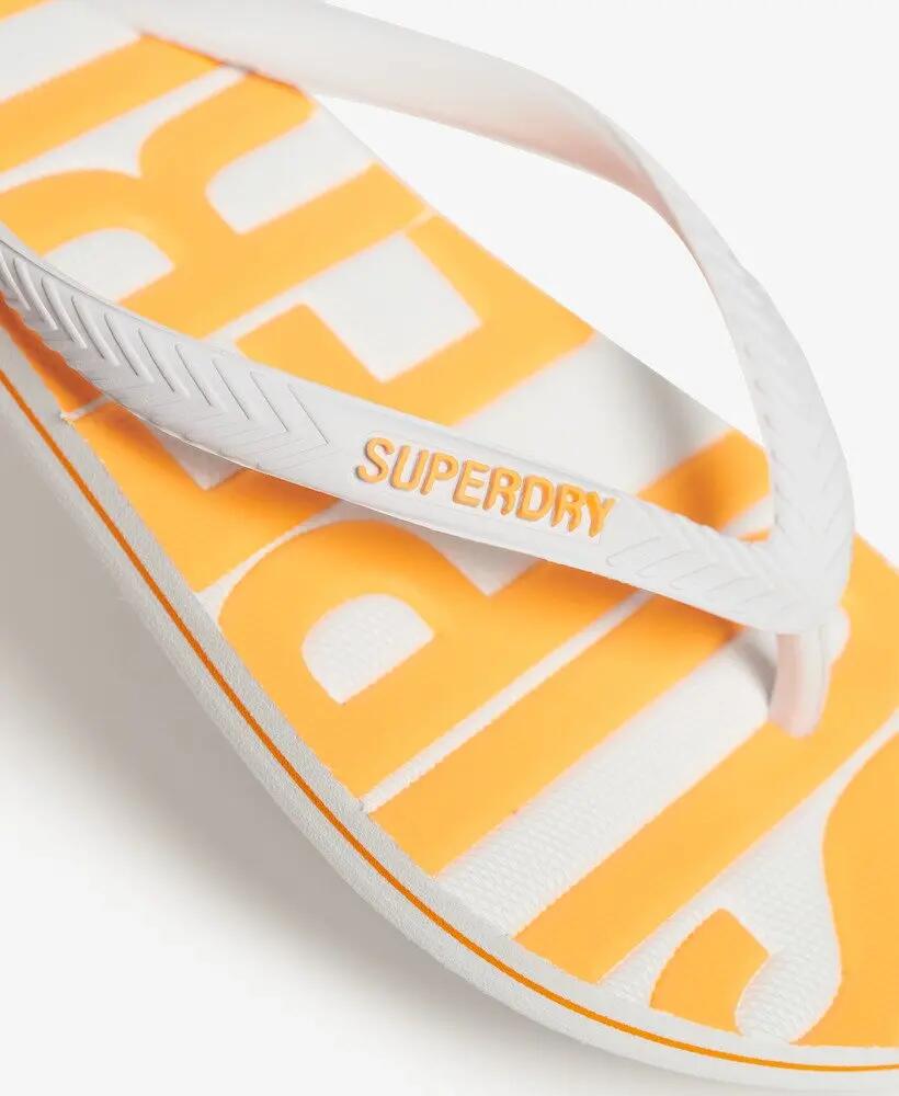 superdry Vintage Flip Flops wit van rubber 7/7