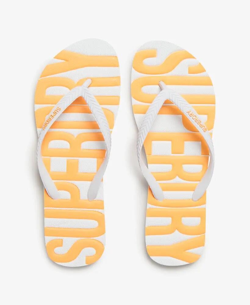 superdry Vintage Flip Flops wit van rubber 6/7